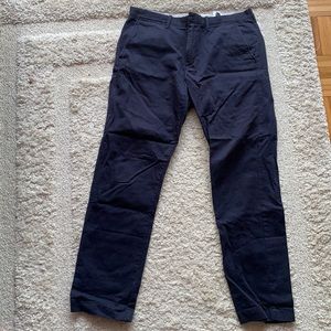 J Crew men’s navy chinos - Broken in fit